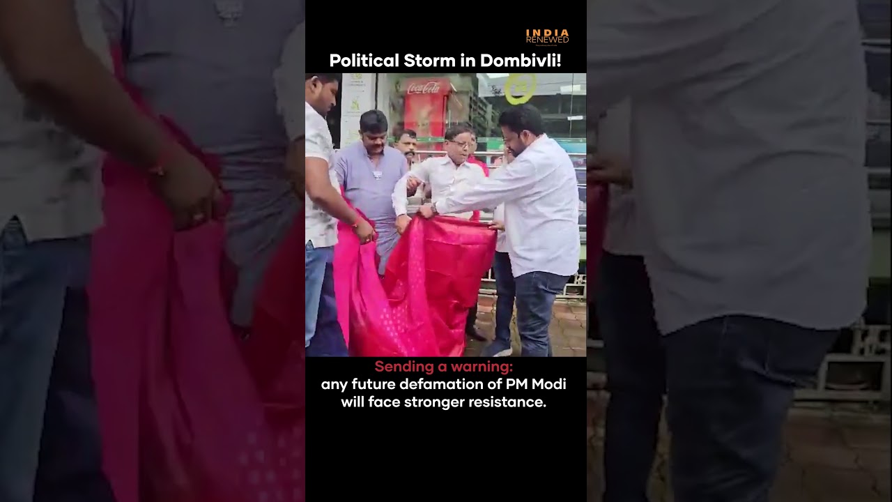 Sari Drama in Dombivli! BJP vs Congress 😅 