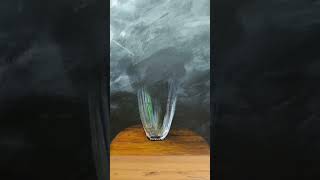Painting A Glass Flower Vase in Acrylics #art #shorts