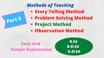 Project Method II Method of Teaching II B.Ed. M.Ed. Deled II