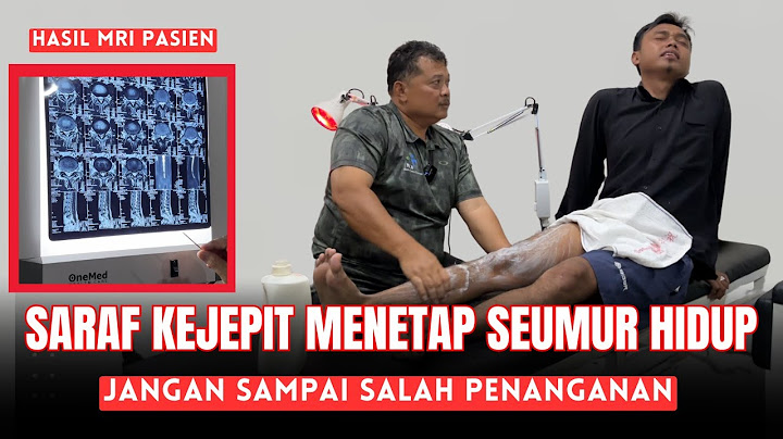 MCO ARIF -  SARAF KEJEPIT MENETAP SEUMUR HIDUP, JANGAN SAMPAI SALAH PENANGANAN