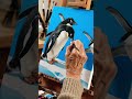 Cute Penguins Painting 🐧 Easy Acrylic Art #painting