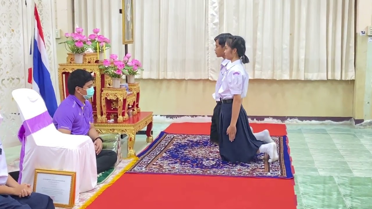 ประกวดมารยาทไทย ระดับชั้น ม.ปลาย รร.บ้านกร่างวิทยาคม ชนะเลิศระดับเหรียญทอง