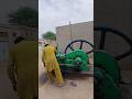 Amazing Working with Old Black Desi Engine #Dieselengine #100millon #shortvideo
