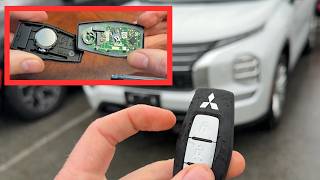 How To Replace Mitsubishi Outlander Key Fob Battery (2022-2026 + & PHEV)