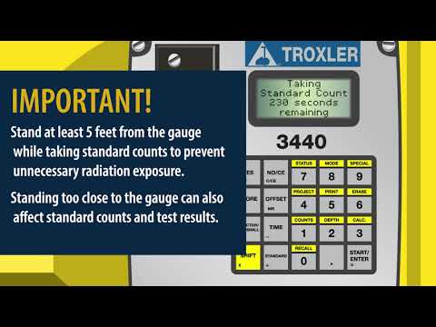 Standardizing a Nuclear Density Gauge