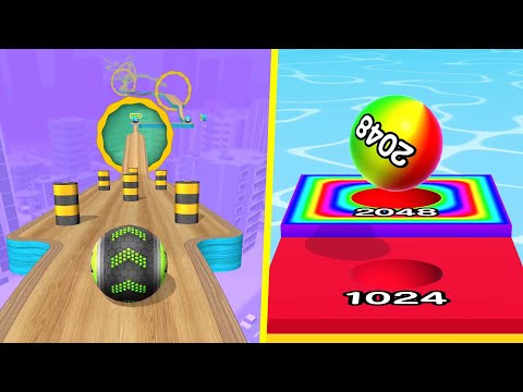 Portal Run Going Balls Vs Ball Run 2048 New Update Gameplay Max Level