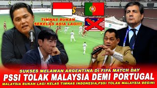 🔴 DI TOLAK DENGAN CARA TAK PANTAS !! PSSI Tolak Ajakan Malaysia Demi Portugal Di FIFA MATCH DAY