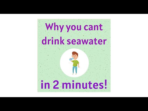 Wideo: Kto może pić wodę morską?
