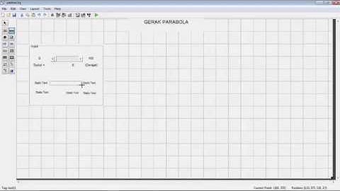 Gerak Parabola dengan Slider Matlab oleh Brian Jovi Tarigan