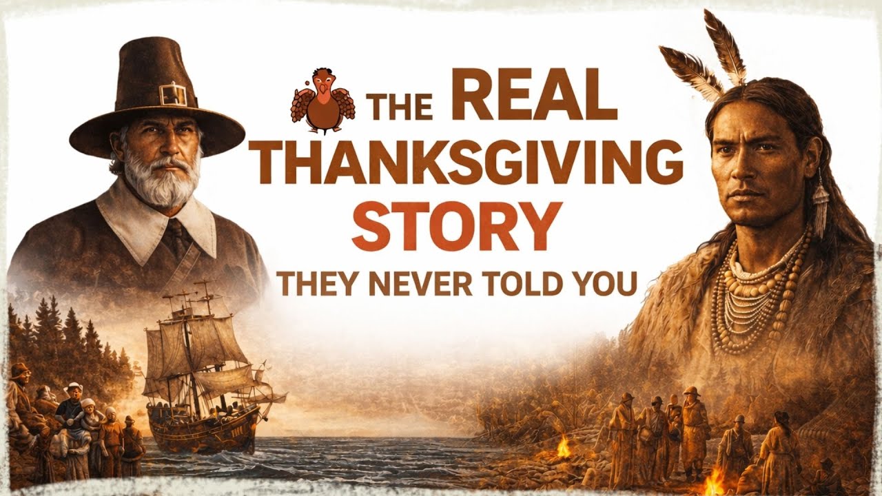 The REAL Story of Thanksgiving They NEVER Taught You in School 🦃 (1621 ...