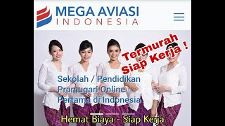 Sekolah Pramugari Online Mega Aviasi Indonesia