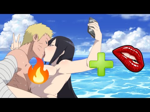 Naruto characters in kiss with hinata mode🥵
