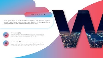 SWOT Analysis and Morph Transition - Awesome Animation in PowerPoint