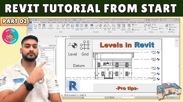 #02 Revit Tutorial: Create Levels & Grids (Copy/Monitor)