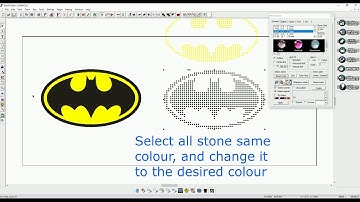 How to create rhinestone with an image with WinPCSIGN