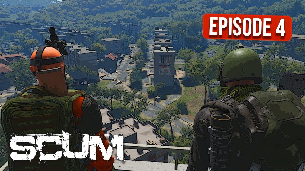 SCUM | EP.4 – On galère à trouver des pièces pour la voiture 🚗