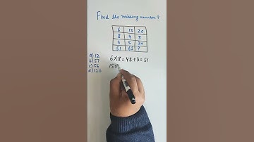 Find the missing Number ?  #csat #shorts #reasoning #maths #exam #upsc #ssc @SinghMathematician