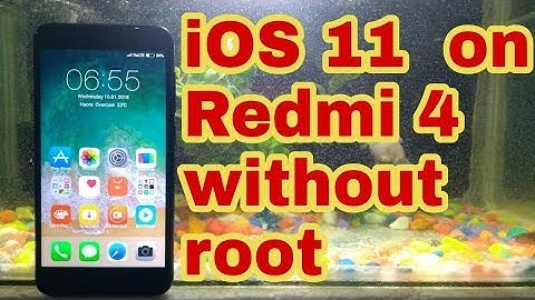 Install iOS 11 on Redmi 4 || Redmi 4x ||without root in hindi