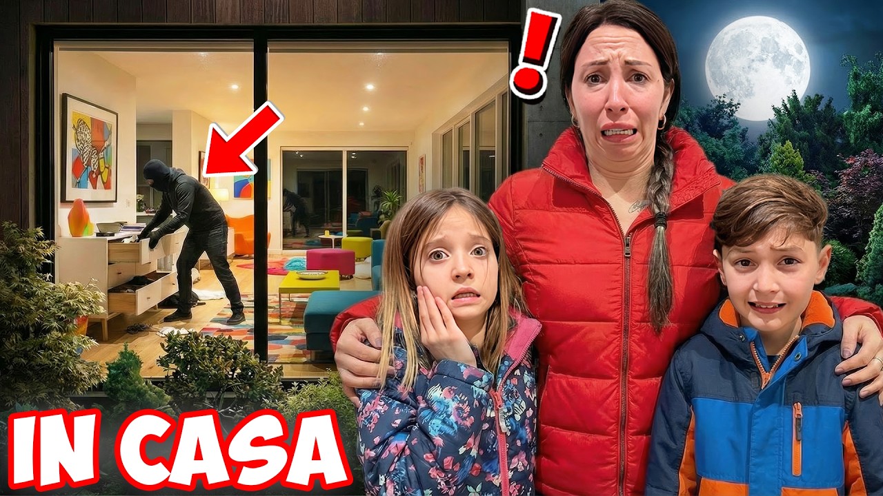 ENTRA IN CASA NOSTRA UN LADRO E CI METTE TUTTA LA CASA SOTTO SOPRA! CHE PAURA!