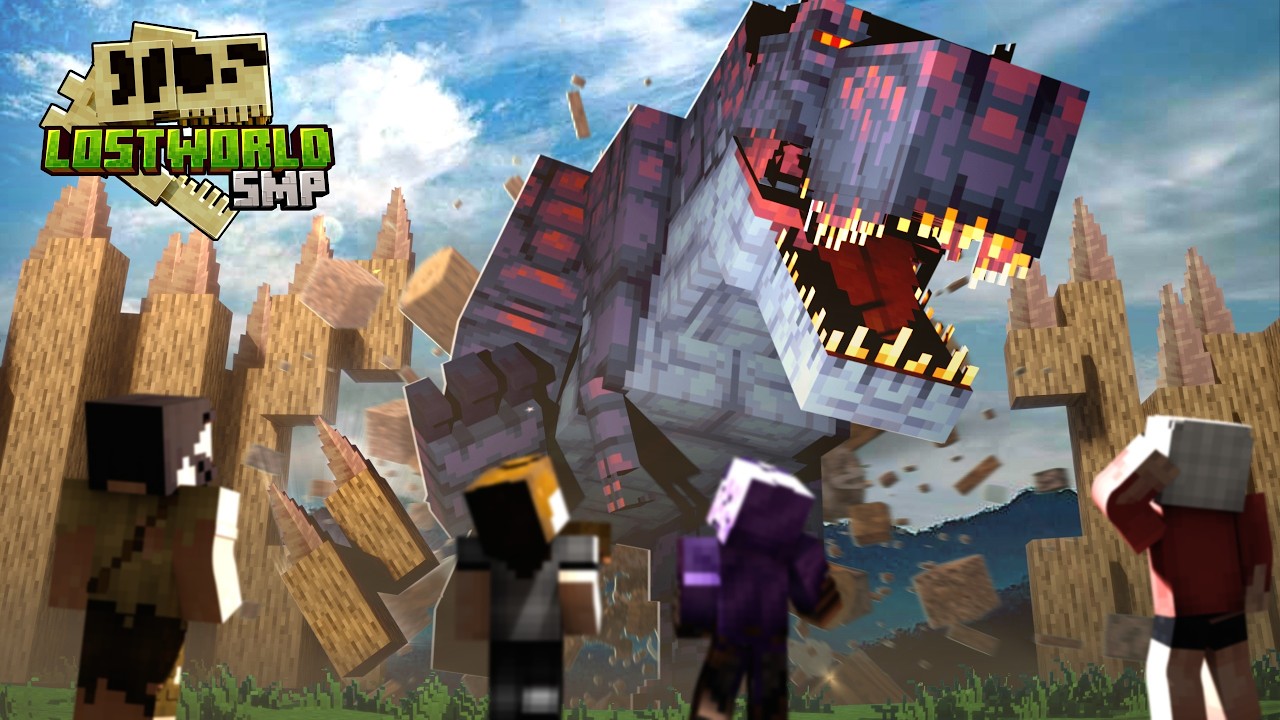Surviving Minecraft’s Most Dangerous Dinosaur SMP