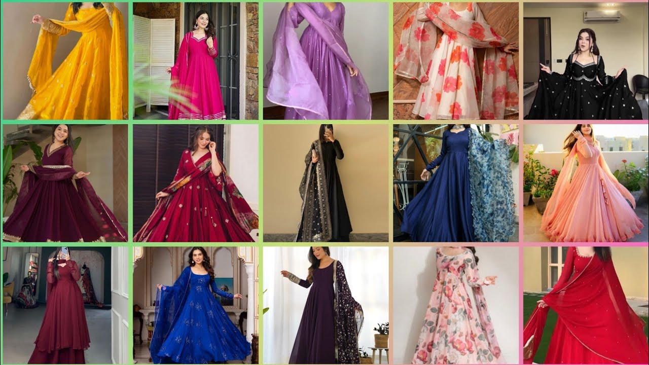 🌼New beautiful Anarkali suits for Eid special dress #design #fashion stylish trending clothes