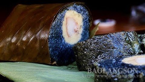 Bánh chưng đen – Đặc sản độc đáo của người Tày Bắc Sơn