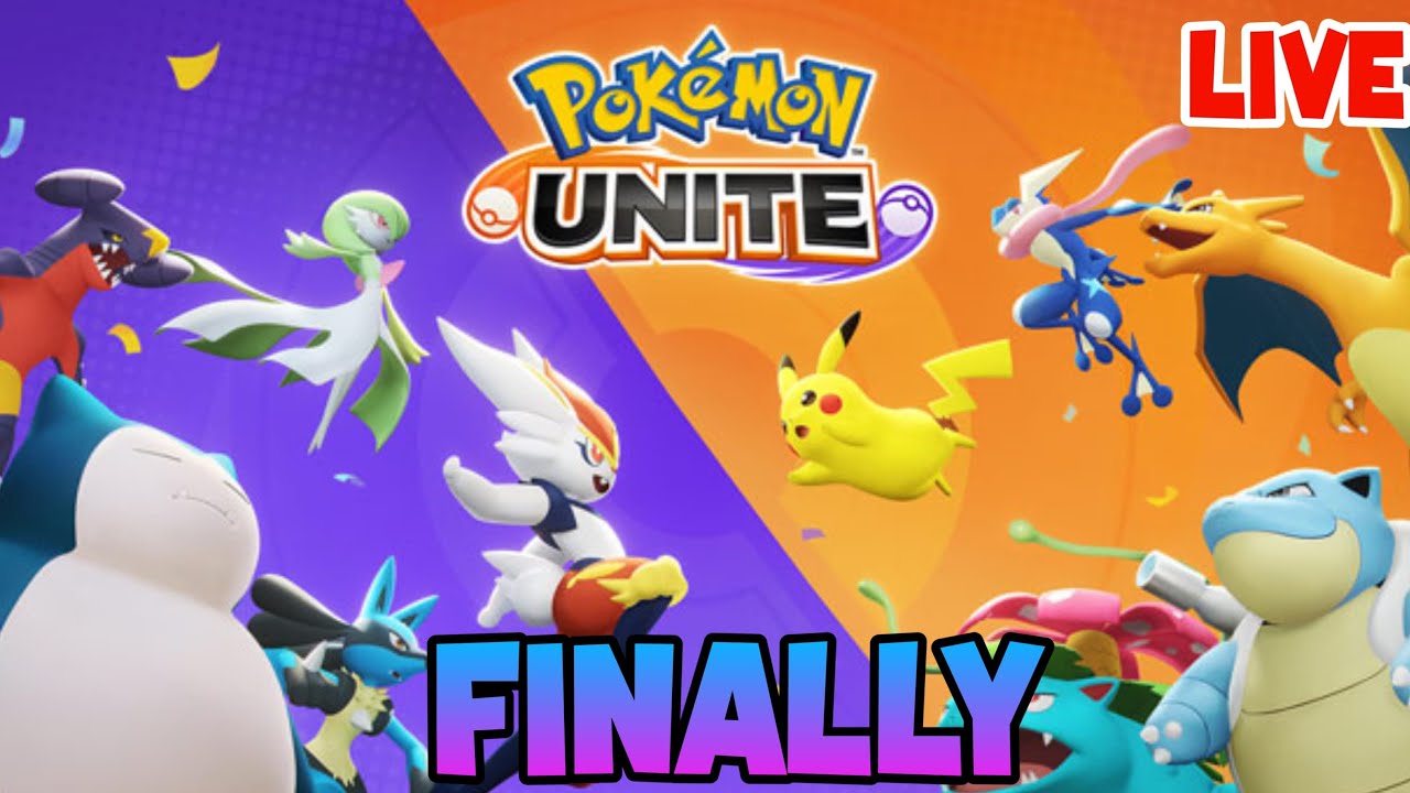 POKEMON UNITE RANK PUSH 🔥 | LIVE RANK PUSH | OP POKE TECH - YouTube