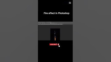 Fire effect in Photoshop #photoshopedit #photoshoptutorial #photoediting #graphicdesign#ps#psediting
