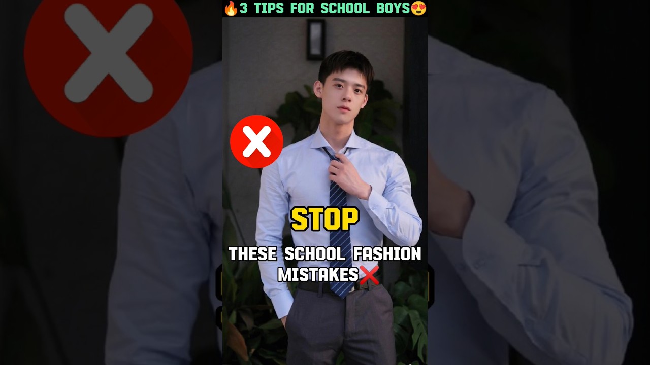 Stop! Doing These SCHOOL FASHION MISTAKES ❌ | Mens Fashion 🔥 