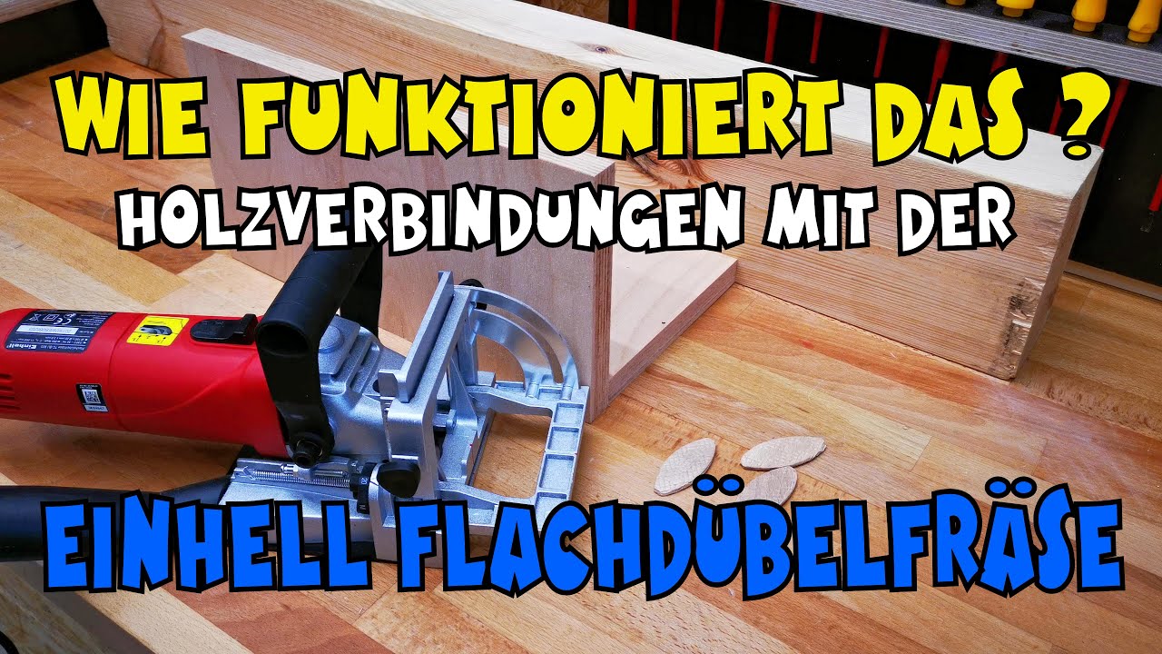 Ausprobiert: Flachdübelfräse TC-BJ Einhell - YouTube Lamello 900