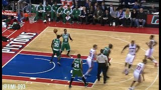 Throwback: Avery Bradley with a bucket from Rajon Rondo's touchdown pass (01\/20\/2013)