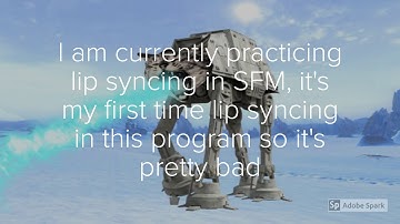SFM Lip Sync Test 1