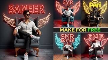 Viral 3d Name Wing Chair Photo Editing 1 Click Me 100% Real