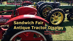 A Walk Among the Tractors -- Antique Tractor Display -- Sandwich Fair