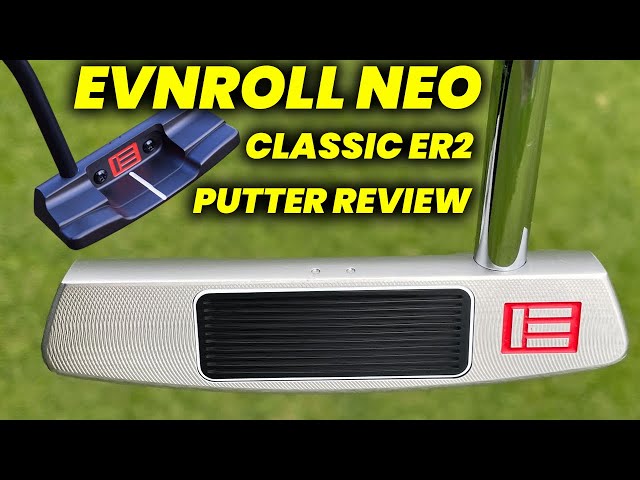 Putter De Golf Evnroll Neo Classic ER2.2 - Lame Moyenne, Couleur Noire - Neuf