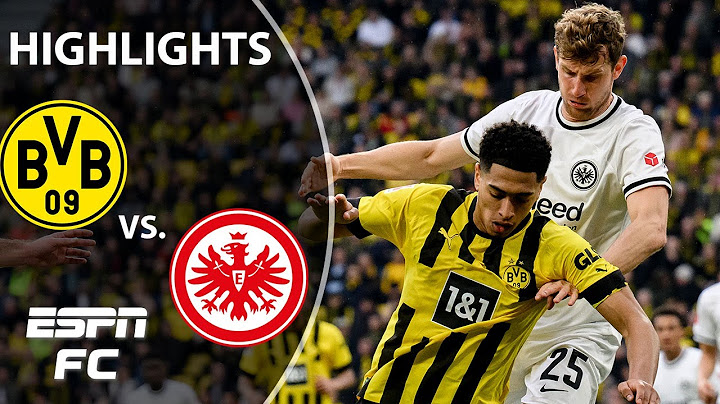 🚨NEW BUNDESLIGA LEADER🚨 Borussia Dortmund vs. Eintracht Frankfurt | Bundesliga Highlights | ESPN FC