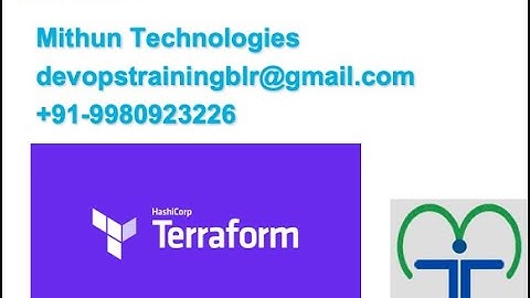 Terraform Session 1 - Mithun Technologies - +91 99809 23226