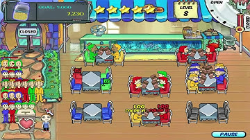 Diner Dash - Level #28 - Go with the Flo Fine Seafood Dining VIII
