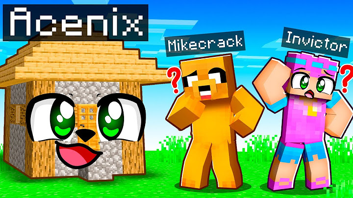 Me Escondi TRANSFORMADO en CASA en el ESCONDITE 🏠😂 Acenix en Minecraft