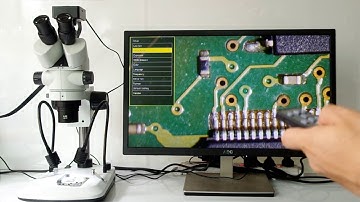 Lapsun com Simul focal Trinocular Industrial  Stereo Microscope