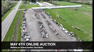 BidNow us Online Auction ending May 6th Yard item with thousands of items indoors Bid Online