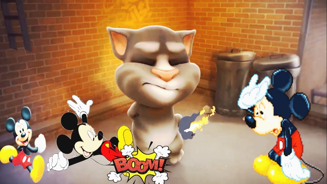 Talking Tom CatTom Cat And FriendsTALKING CAT With MICKEY Mouse