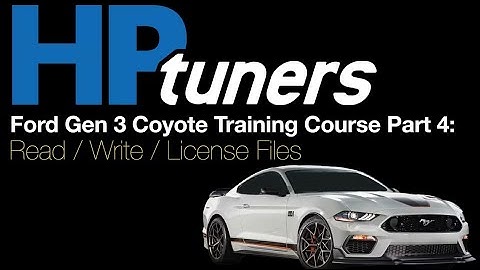 HP Tuners Ford Gen 3 Coyote Training Course Pt 4: Read / Write / License | Evans Performance Academy