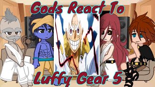 [Record of Ragnarok] Gods react to Luffy || Gear 5 - Luffy vs Kaido || Gacha