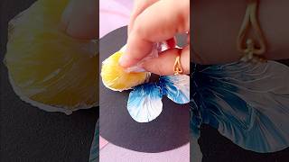 Flower painting technique #art #painting #shorts