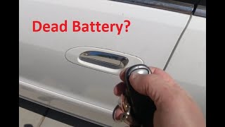 2000 Acura 3.2 TL -- Dead Battery Troubleshooting