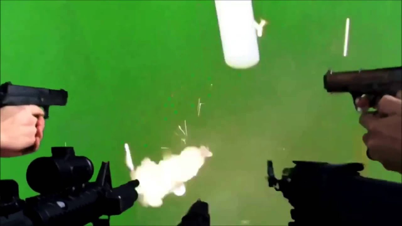 Guns Shooting Green Screen MLG effect | Doovi