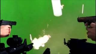 Guns Shooting Green Screen MLG effect