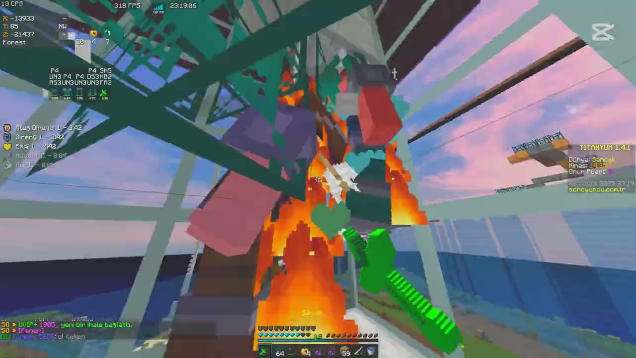 KAN GÖK KESME BİTEN CL HİTİNE DUEL #sonoyuncutitanyum