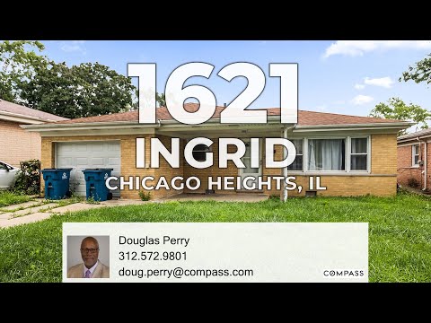 1621 Ingrid Lane, Chicago Heights, IL home video tour